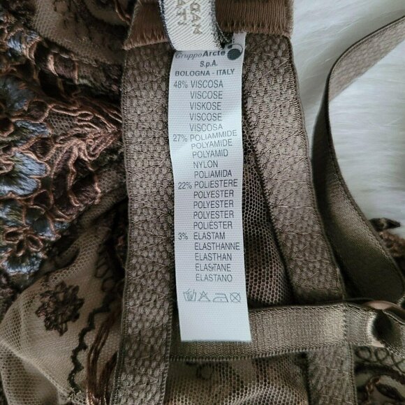 Argentovivo Luxury Designer Italian Lace Bra 34C - Picture 9 of 10